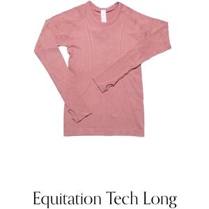 Equestrian long sleeve riding shirt